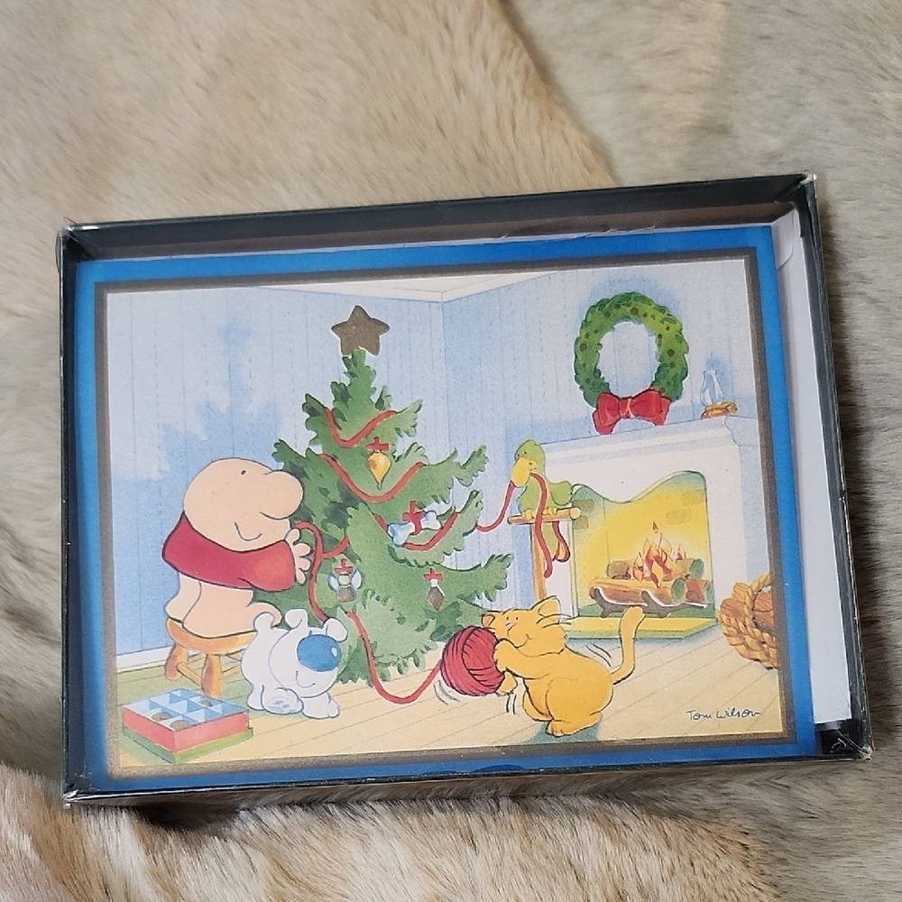 VINTAGE 1985 ZIGGY CHRISTMAS CARD SET
